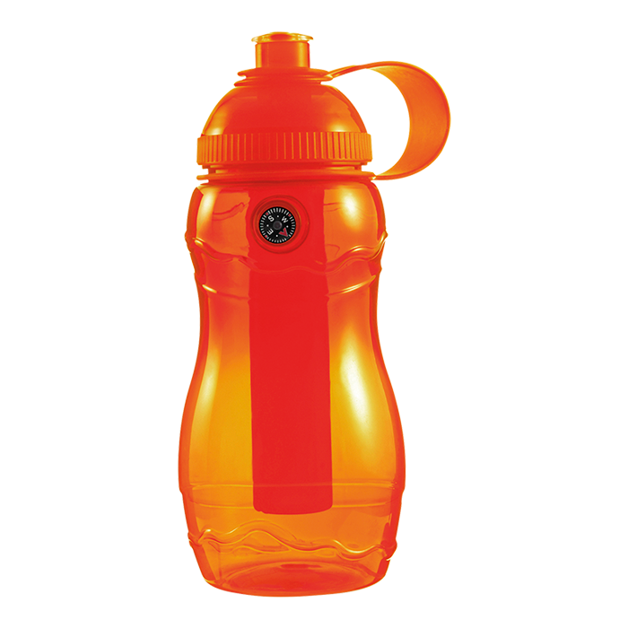 400ml Water Bottle with Freezer Stick and Compass