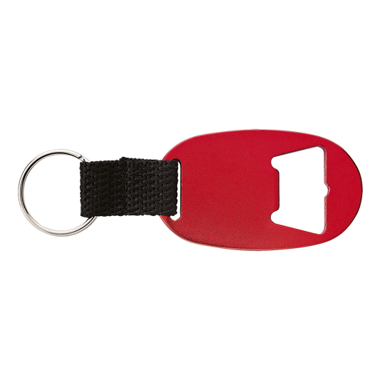 Web Strap Bottle Opener Keychain