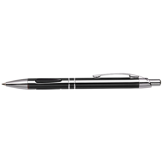 Metal Ergonomic Grip Ballpoint Pen