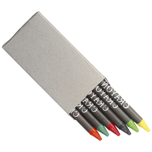 Crayons in Recycled Box Set of 6