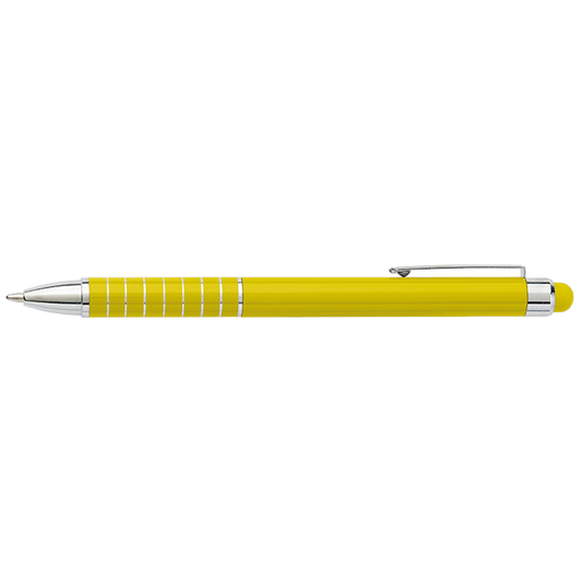 Aluminium Ballpoint Pen with Matching Colour Stylus