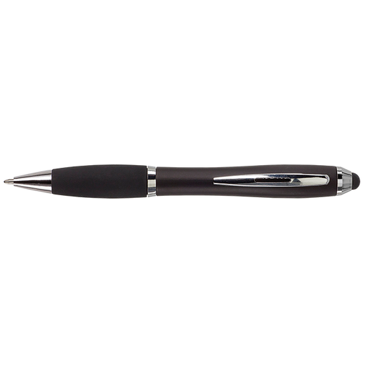 Ballpoint with Rubber Grip and Stylus